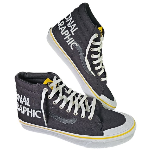 Vans SK8-HI National Geographic Reissue 138 'Logo' - Picture 1 of 8
